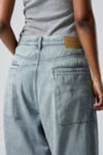 Brick Blue - Light Blue - Astro Loose Baggy Shape Jeans - 9