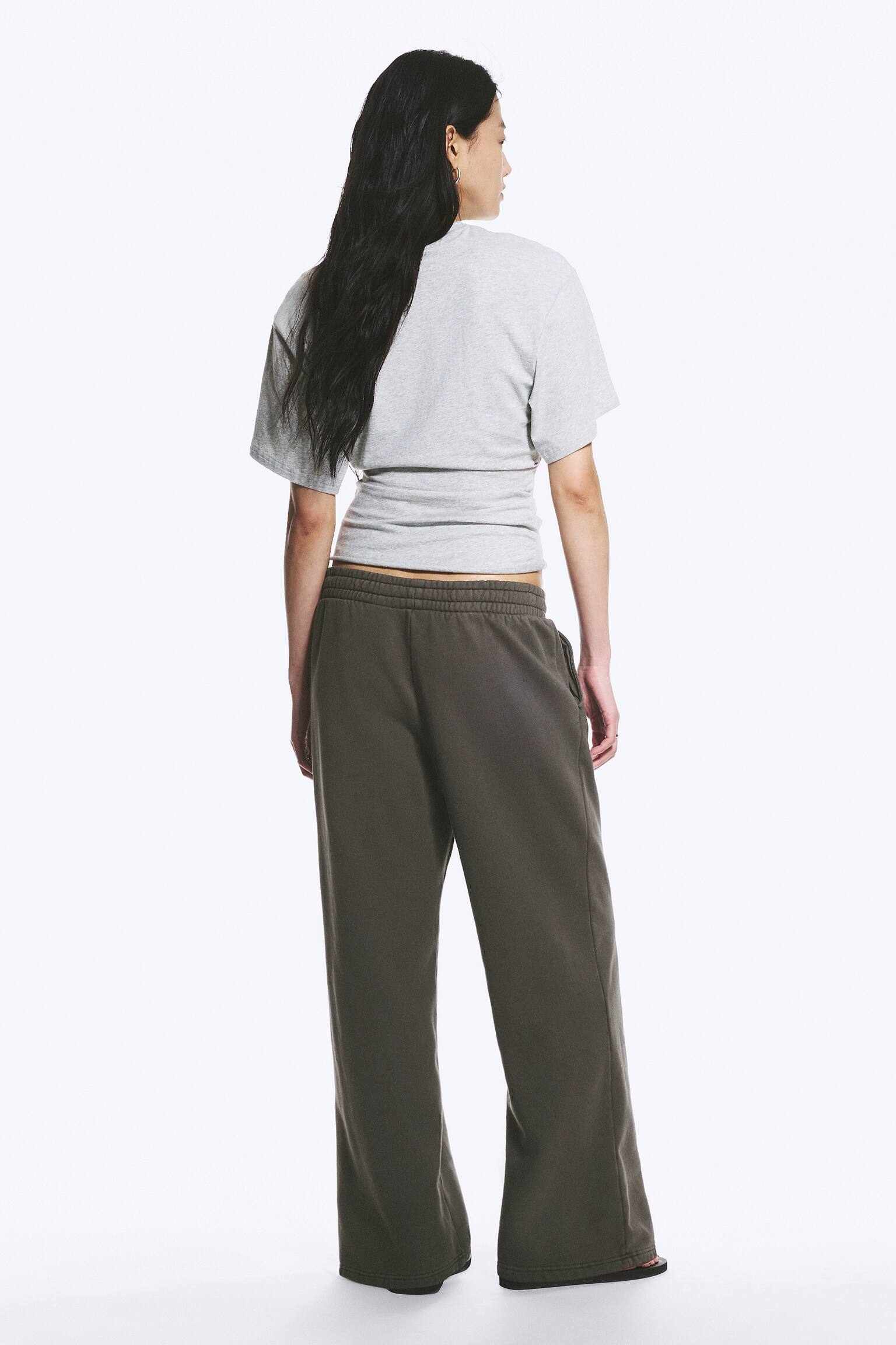 Pantalon de jogging ample d’épaisseur moyenne - Gris foncé délavé/Noir/Bleu foncé/Gris chiné/Gris - 5