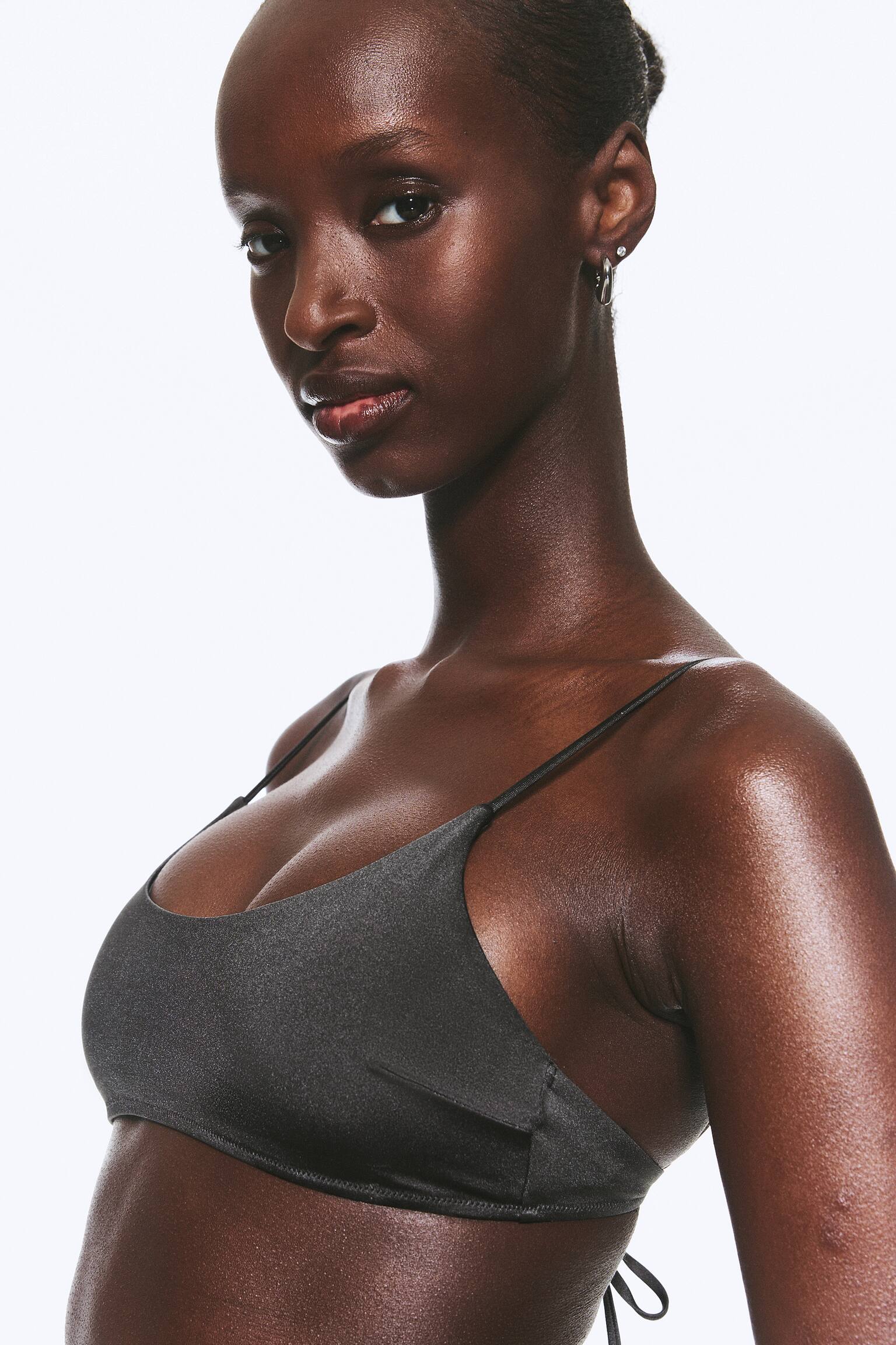 Top bikini imbottito - Dark Grey - Shimmer/Nero/Blu scuro - 3