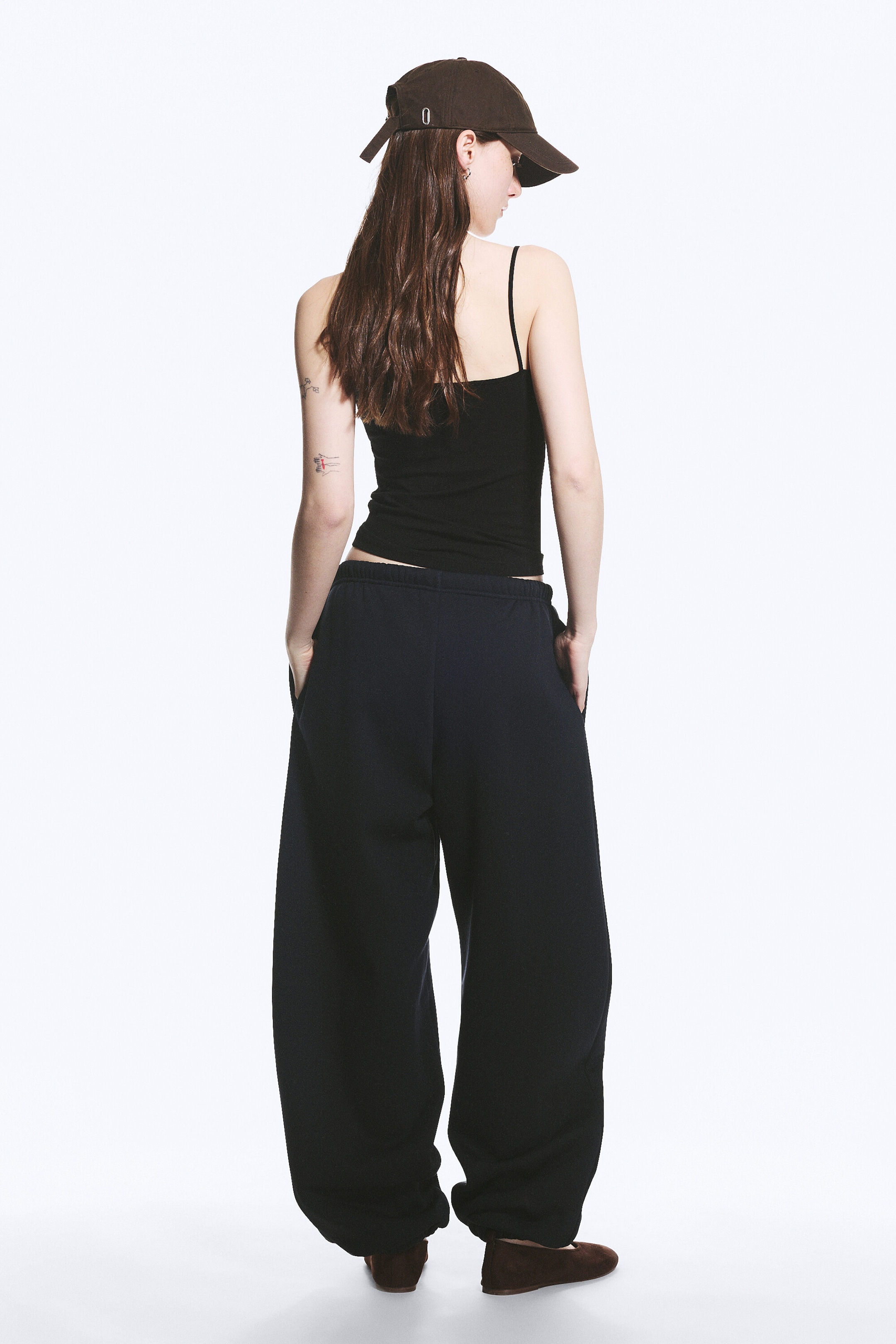 Dark Blue - Loose Heavyweight Sweatpants - 3