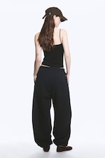 Dark Blue - Loose Heavyweight Sweatpants - 3