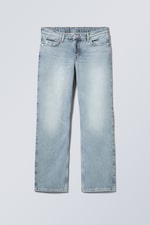 Helle Stone-Waschung - Arrow Low Waist Regular Straight Jeans - 0