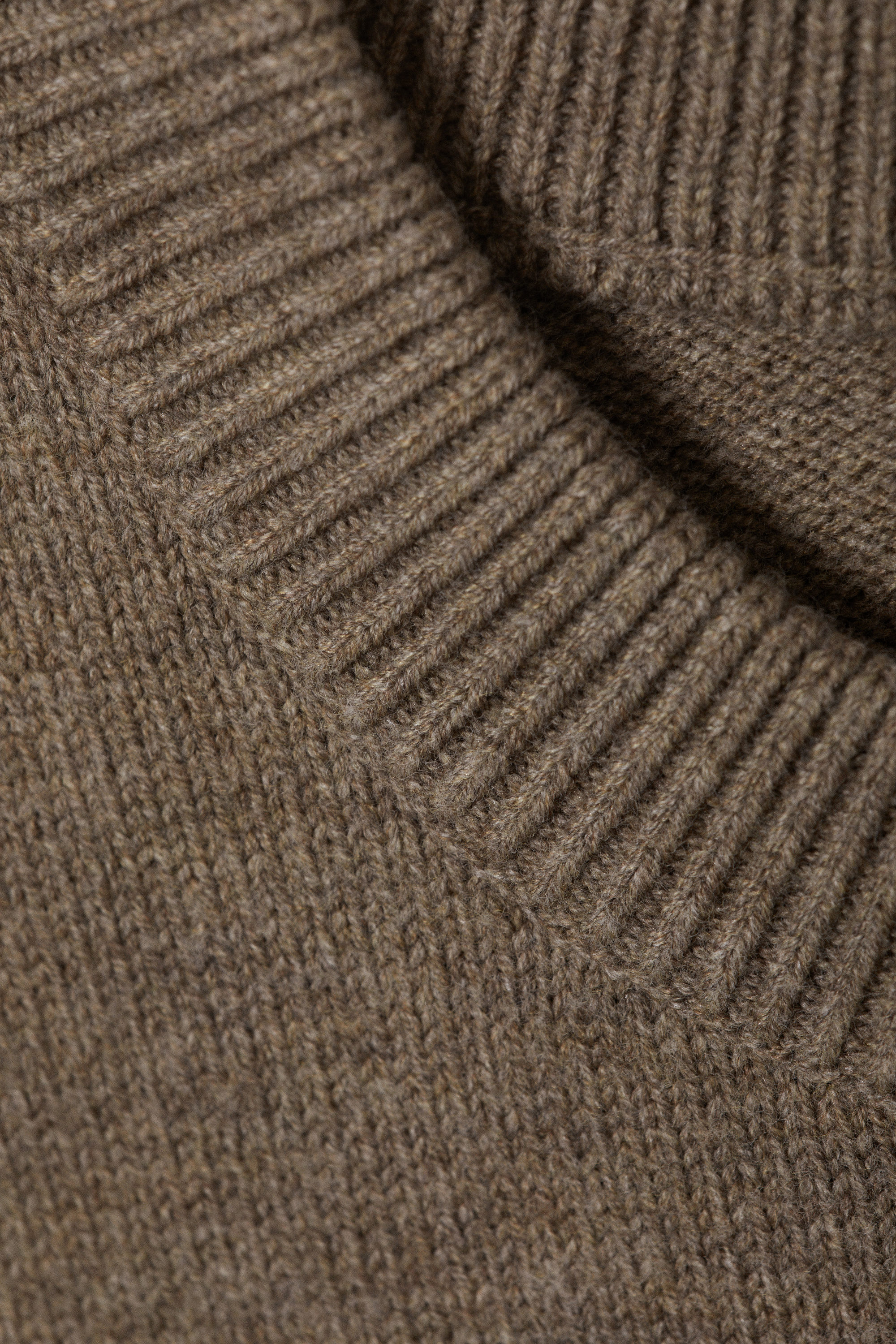 Dark Mole Melange - Knitted Vest - 2