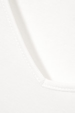 Off-white - Smal långärmad topp med V-ringning - 4