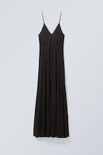 Black - Peyton Maxi Strap Dress - 0