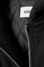 Black - Remy Hooded Bomber Jacket - 1