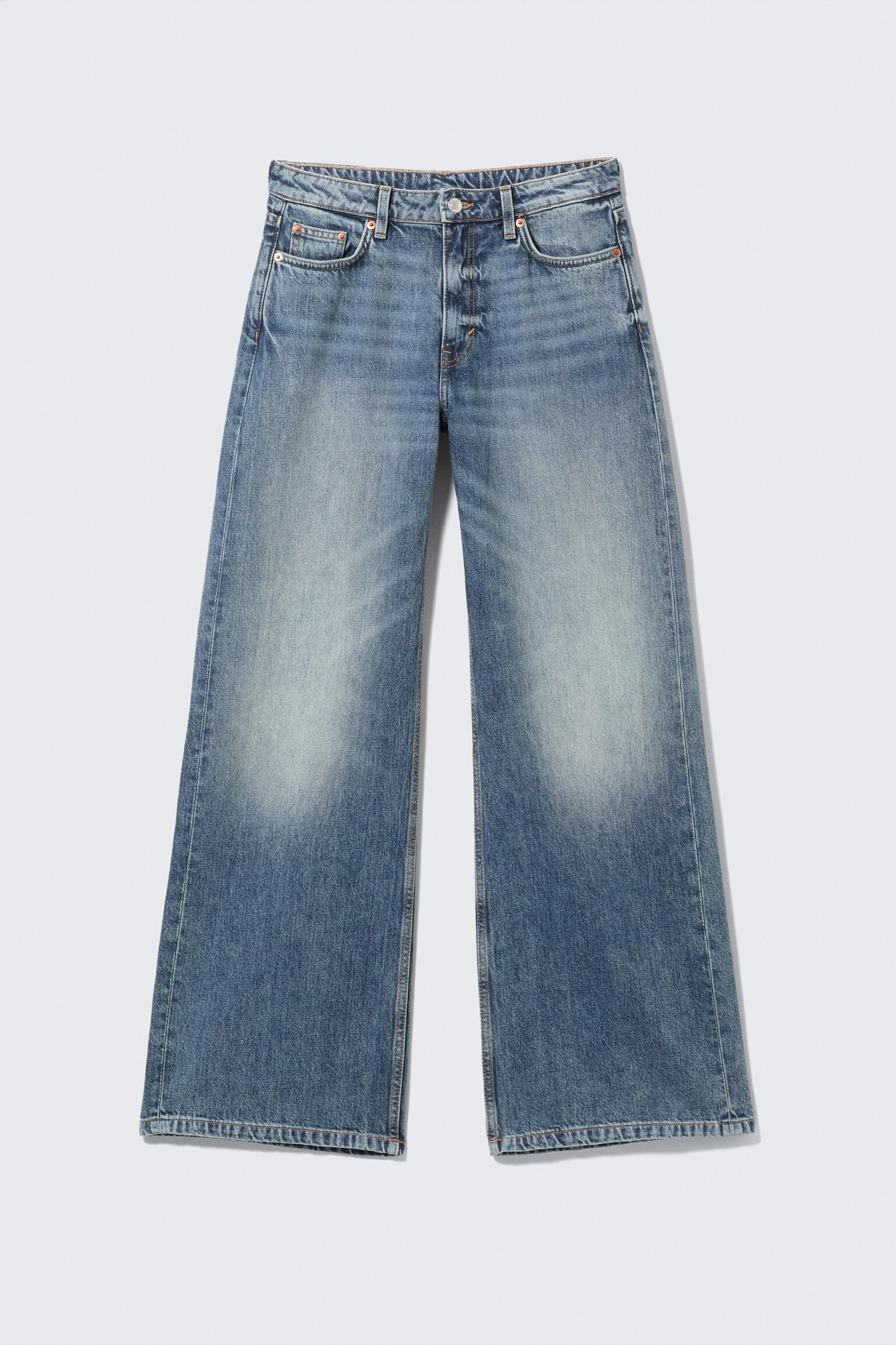 Jean large taille mi-haute Paz - Blue Horses - Bleu moyen/Perseus Blue - Bleu moyen/Ajax Blue - Bleu foncé/Paloma Black - Noir - 1