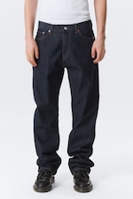 Blue Rinse – Donkerblauw - Space Mid Rise Relaxed Straight Leg Jeans - 1