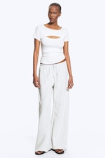 White - Layered Two-Piece Bolero Top - 1