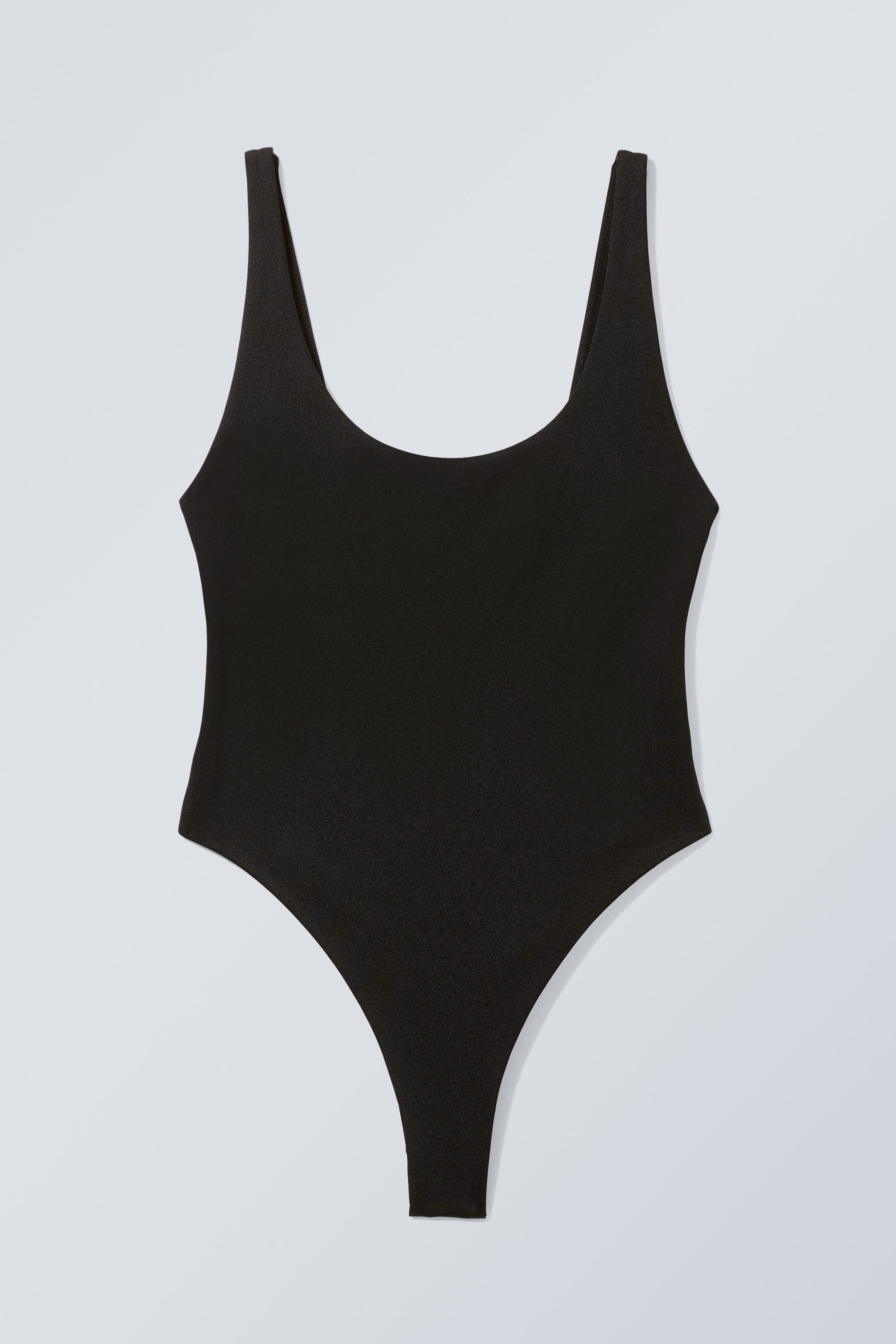 Black Shimmer - Shine Sporty Swimsuit - 0