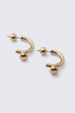 Golden - Half-Hoop Earrings - 0