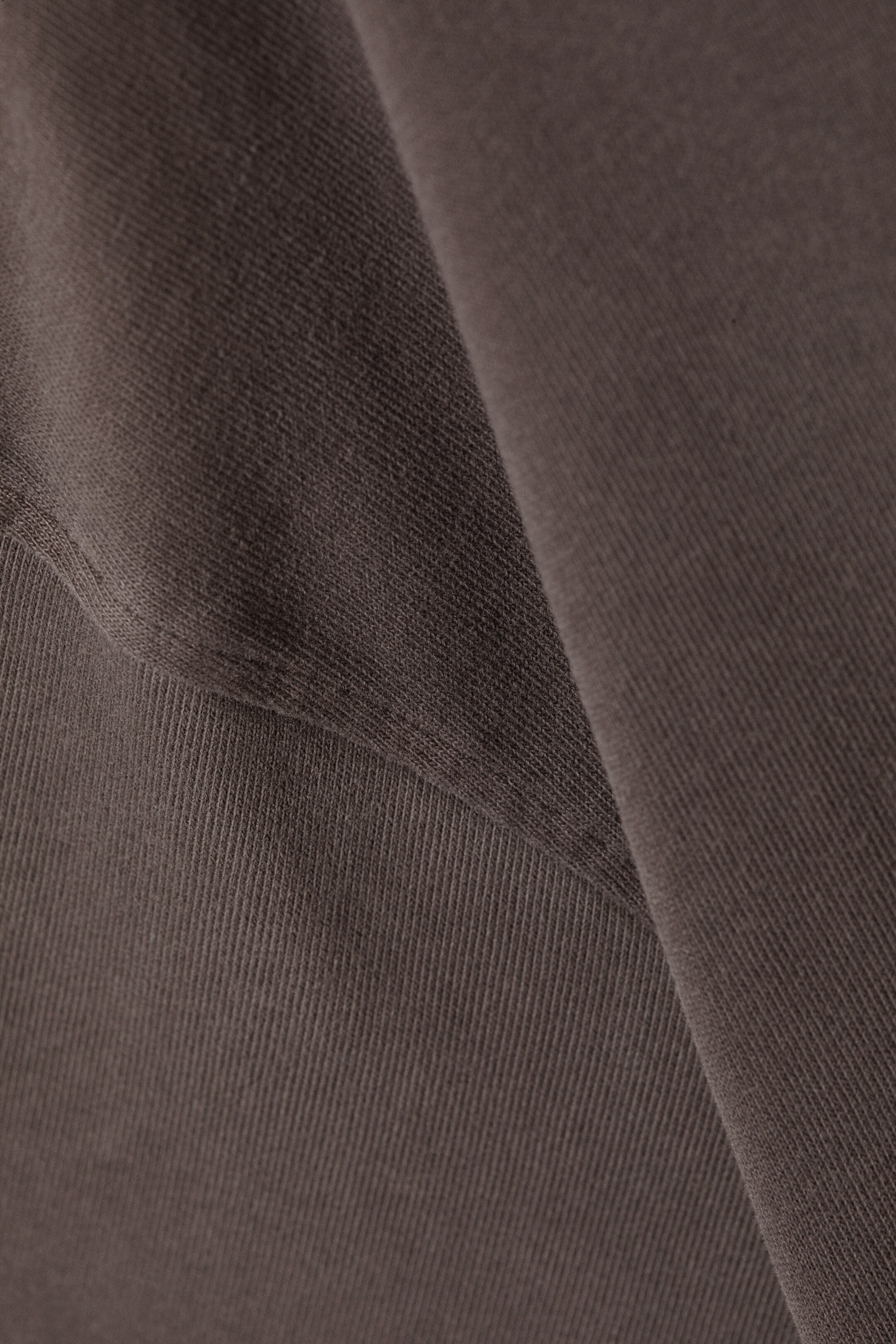 Zobacz większy obraz: T-shirt oversize o wadze ciężkiej - Sprany Ciemnobrązowy - ONA | H&M PL 2