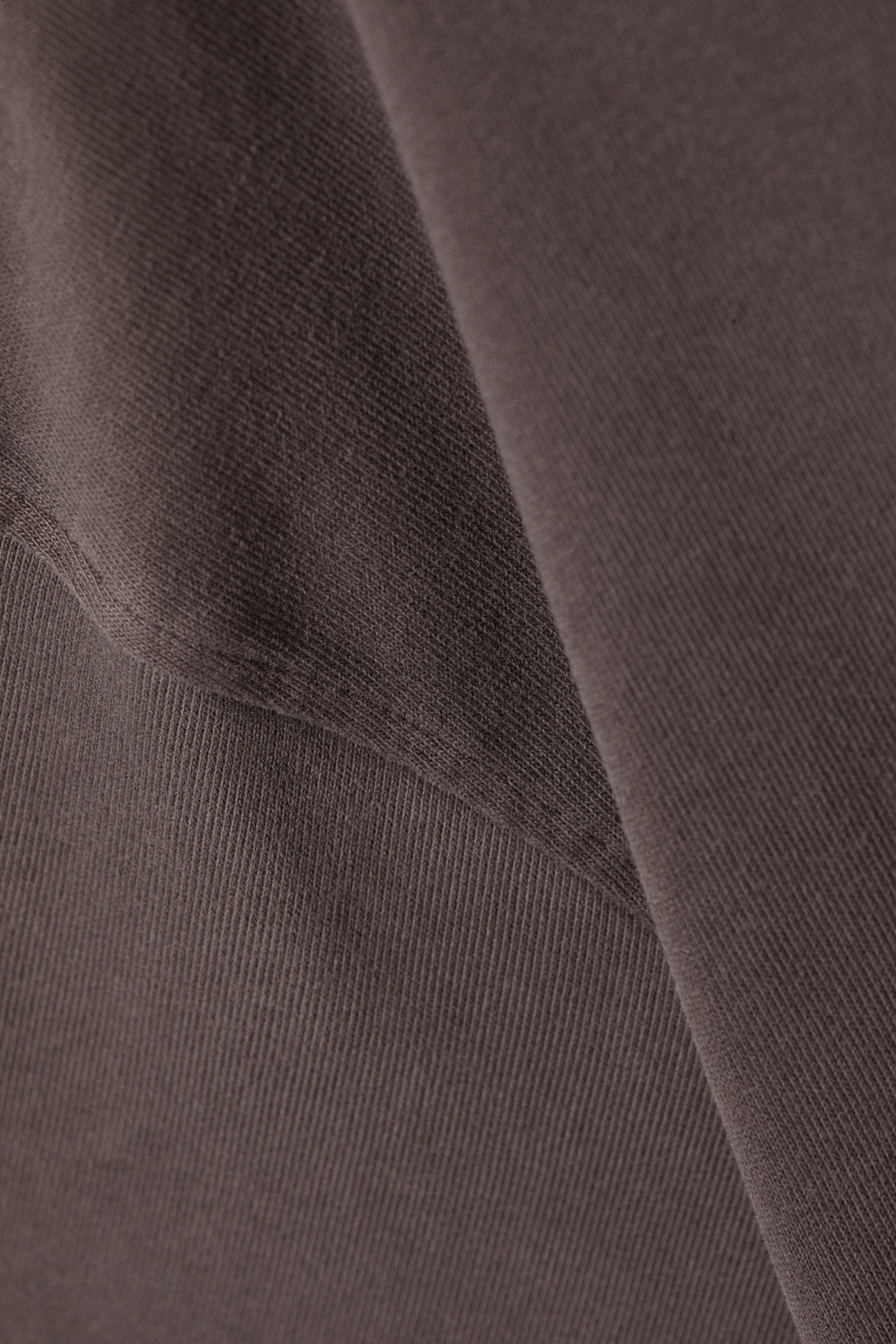 Washed Dark Brown - Oversized Heavyweight T-shirt - 4