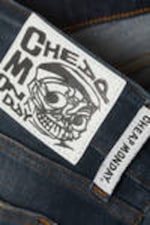 Sunset Blue - Dark Blue - Booty Bei Low Waist Skinny Bootcut Jeans - 5