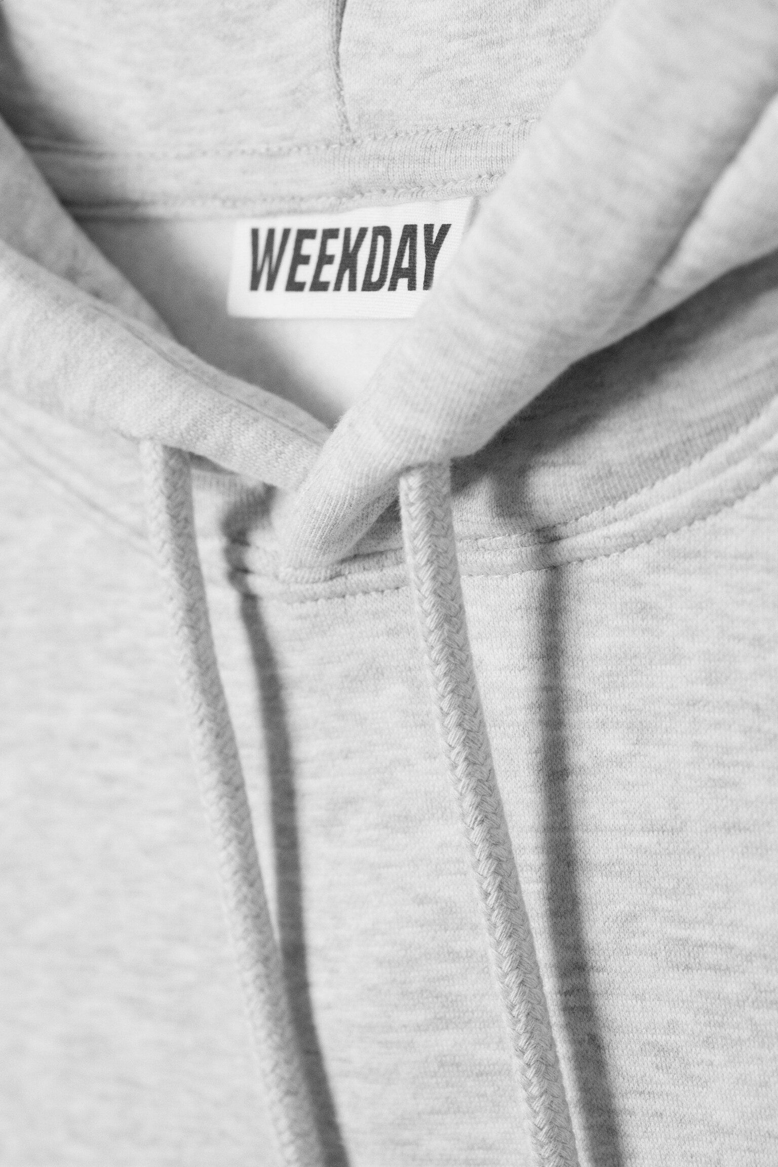 Classic hoodie - Gråmelerad/Svart - 3