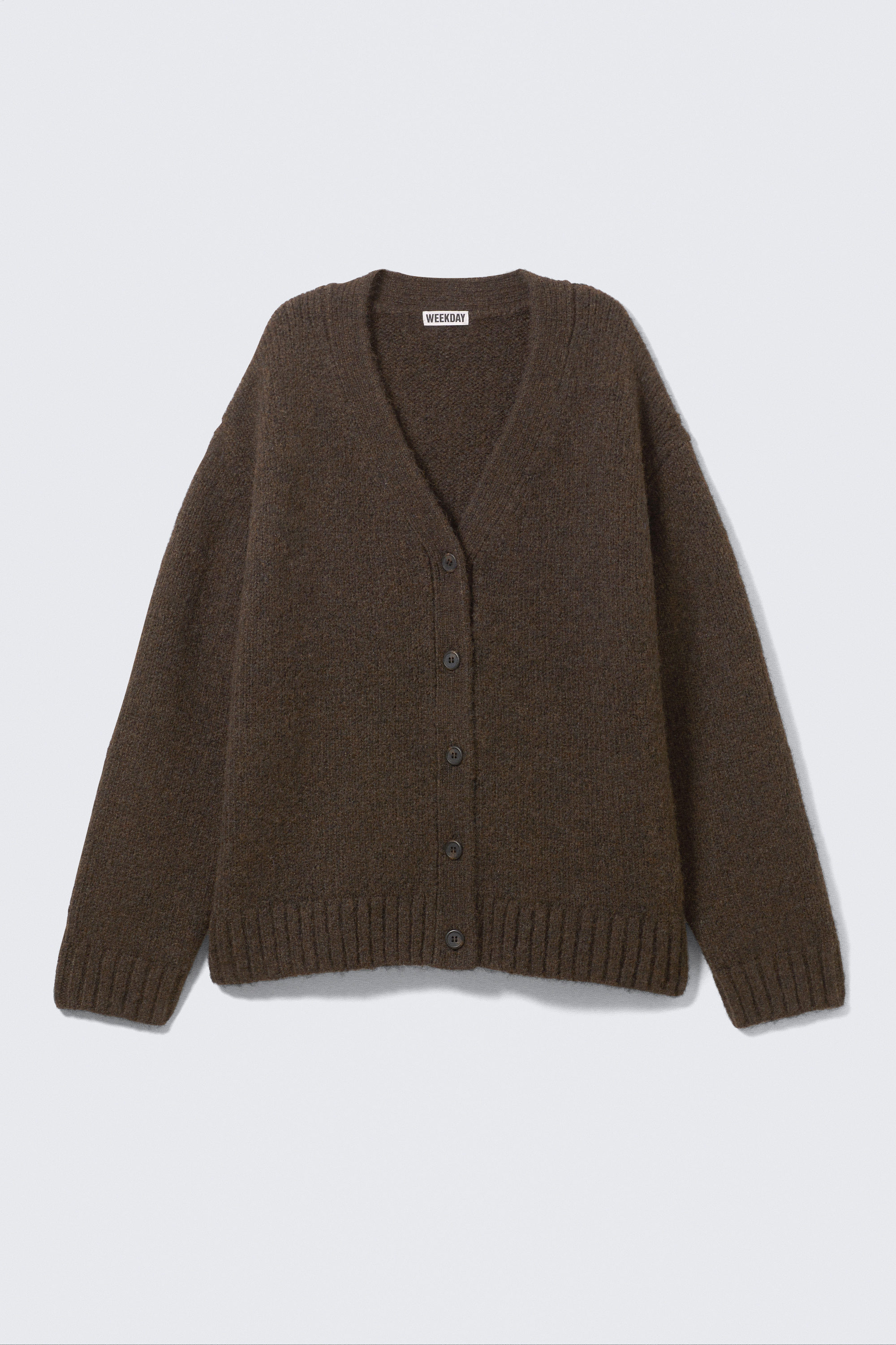 #423935 - Knitted Single-Breasted Cardigan - 1