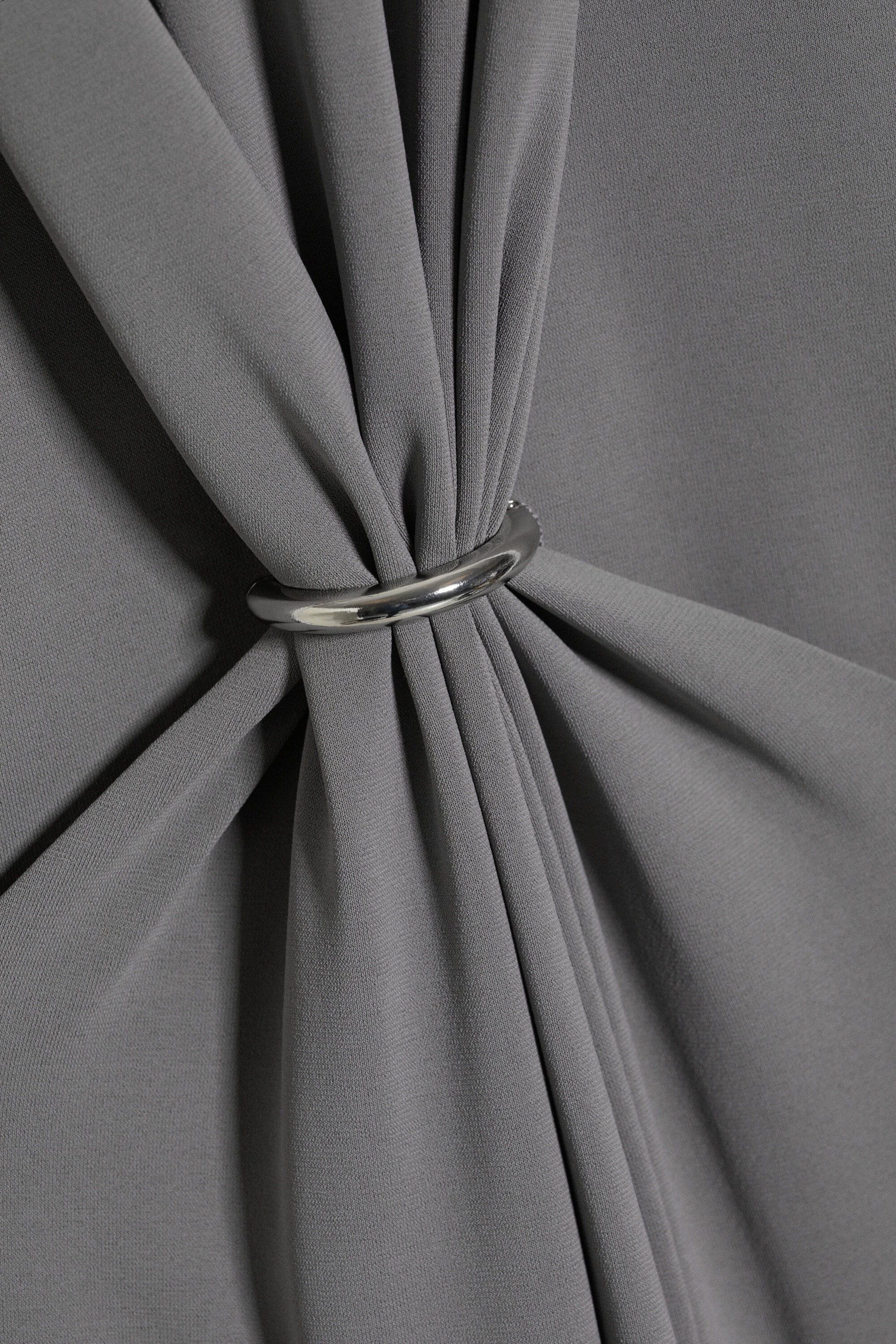 Dimgrå - Gathered Maxiklänning - 2