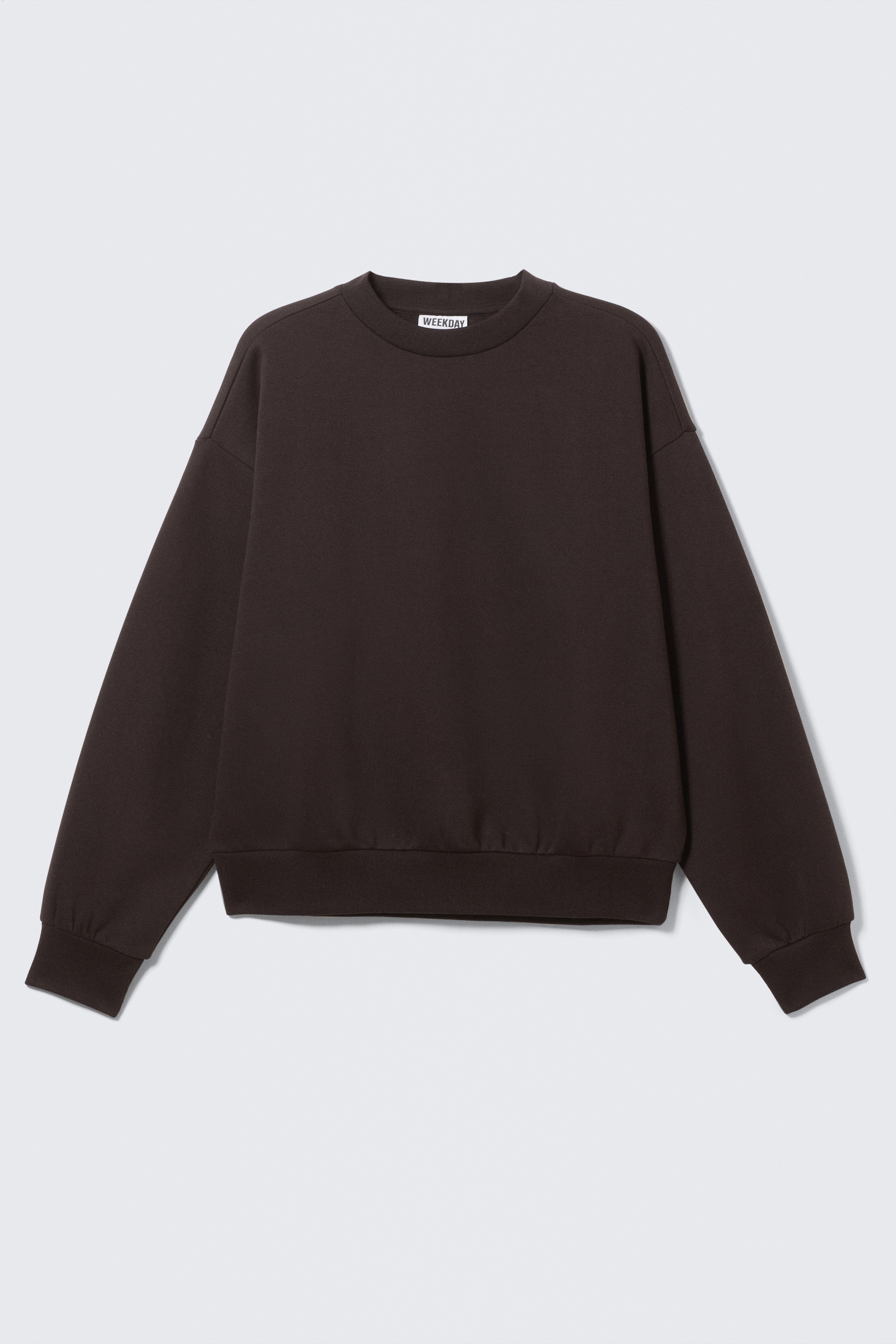Näytä suurempi kuva: Väljä collegepaita - Tummanruskea - MIEHET | H&M FI 4