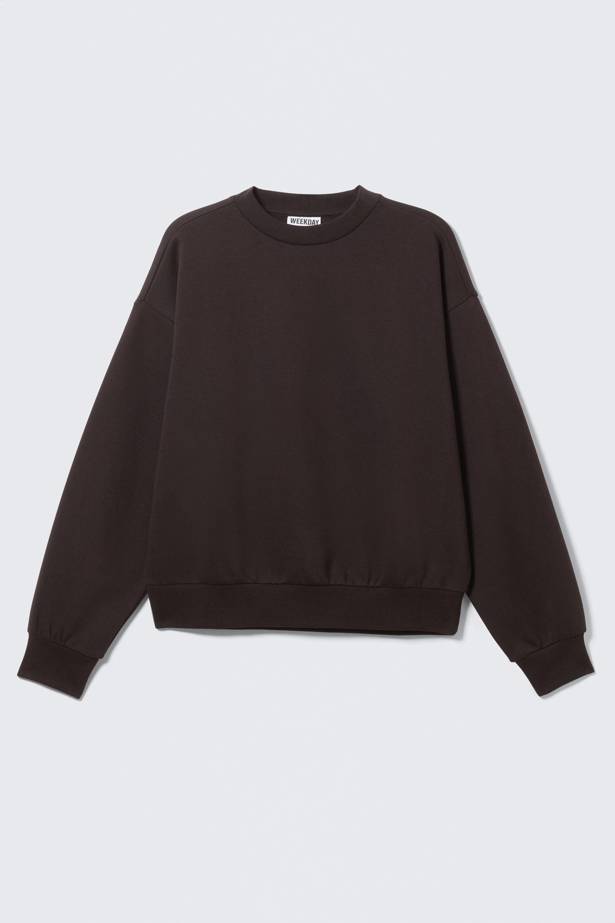 Dark Brown - Loose Fit Sweatshirt - 3