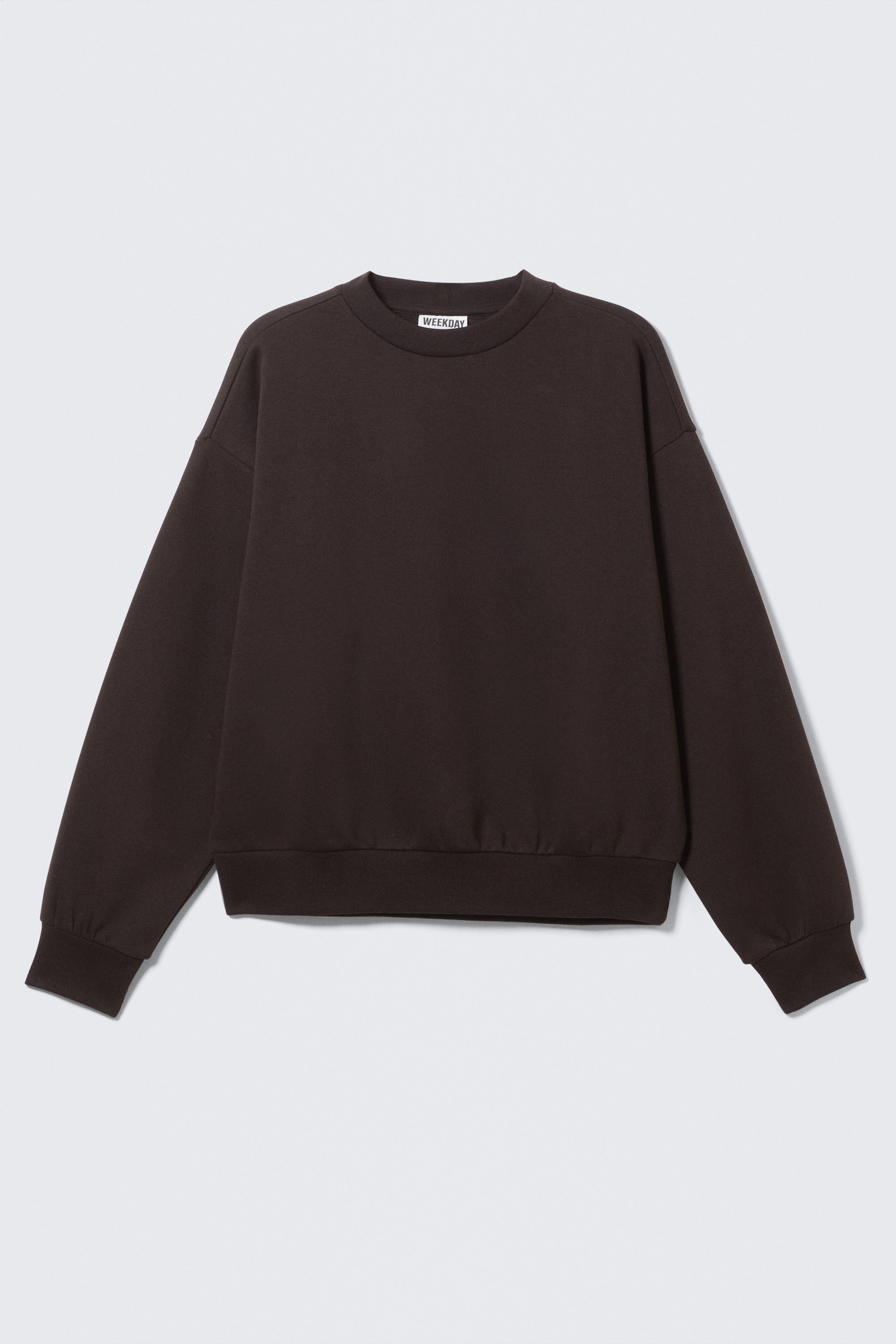 Dark Brown - Loose Fit Sweatshirt - 1