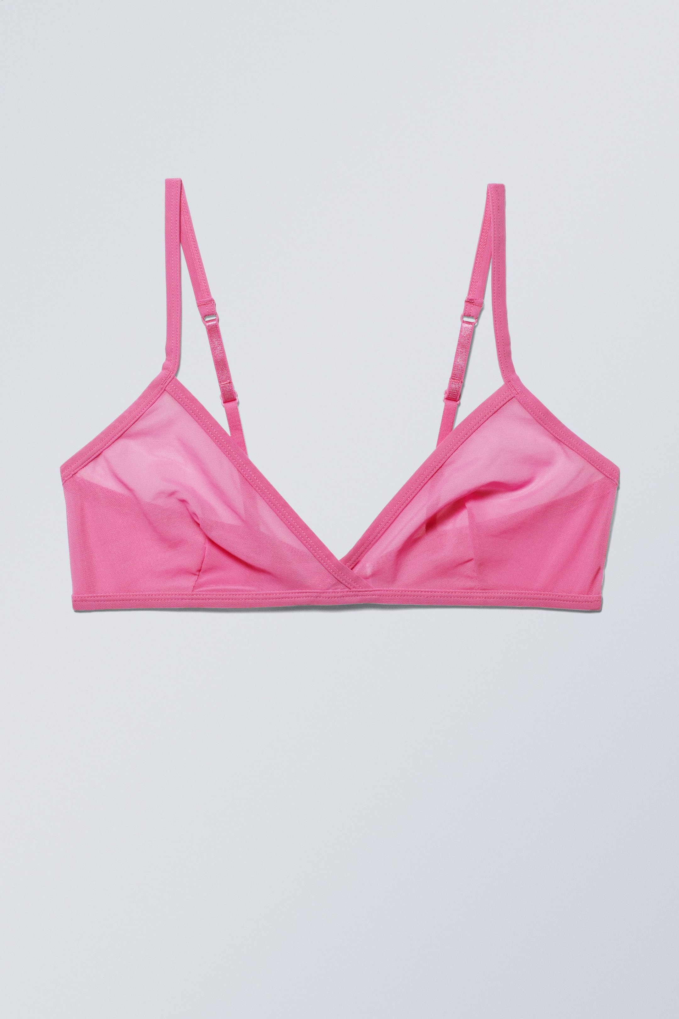 Rosa - Triangel-Bustier Bonnie aus Mesh - 0