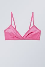 Rosa - Triangel-Bustier Bonnie aus Mesh - 0
