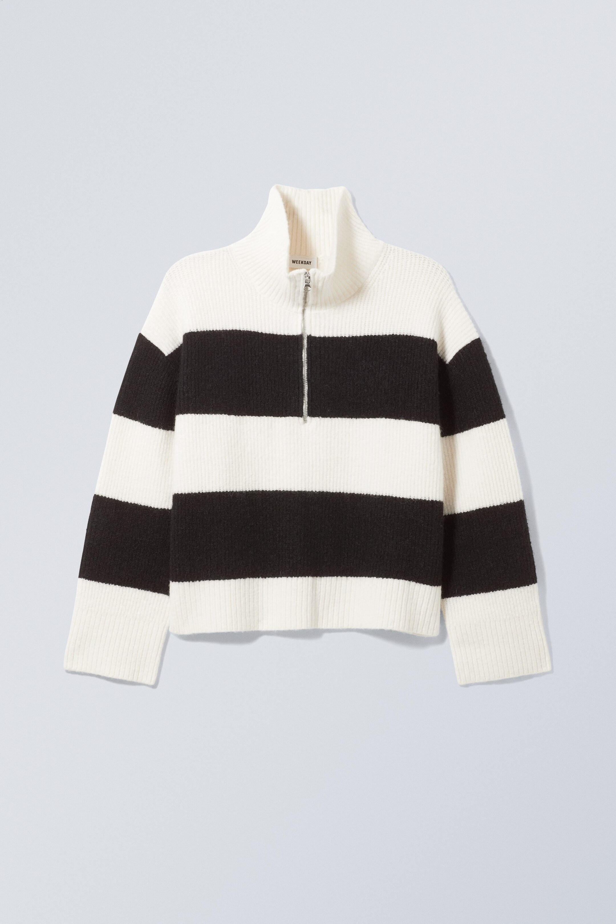 White & black - Stay Sweater - 0