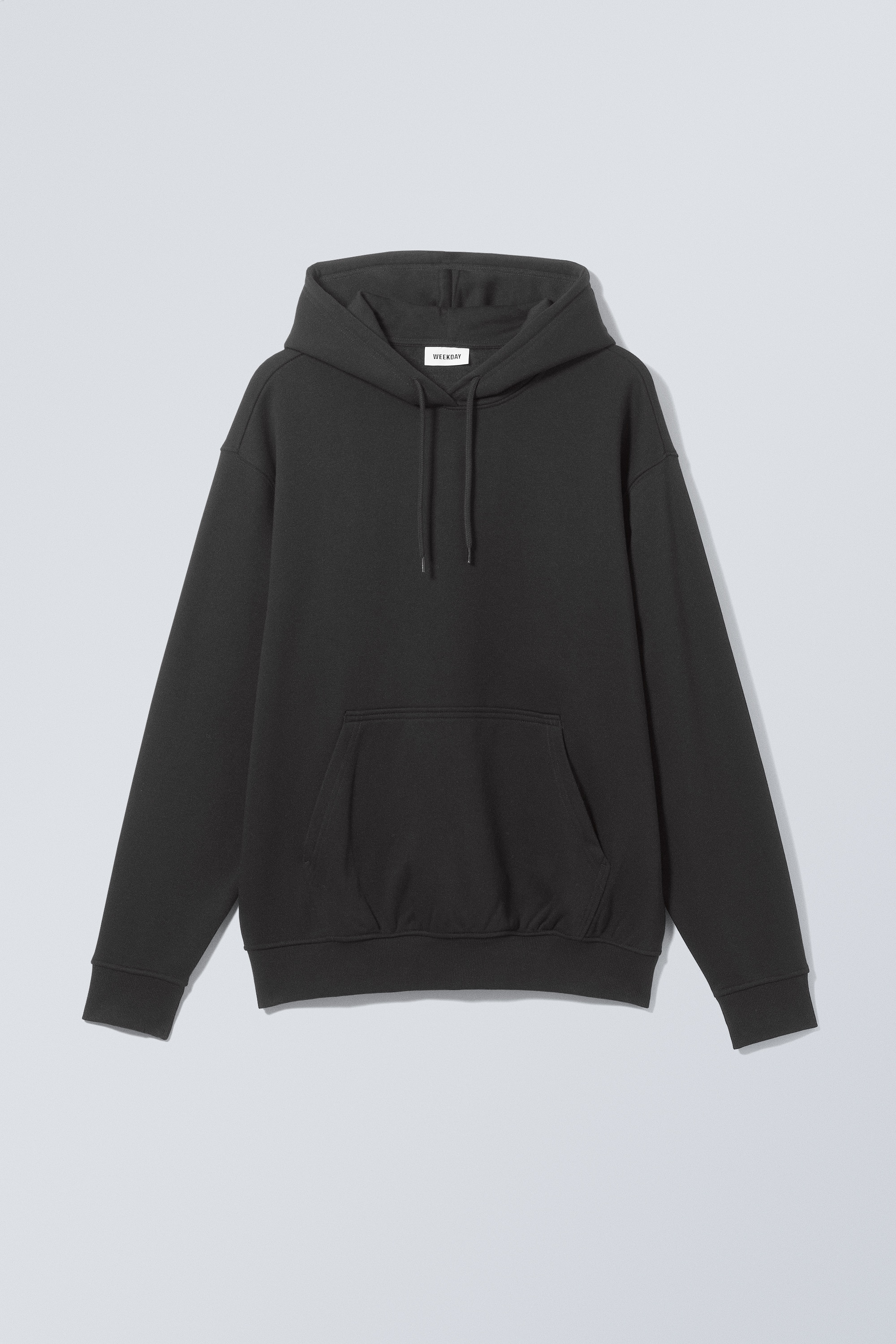 Relaxed Heavy Hoodie - Black