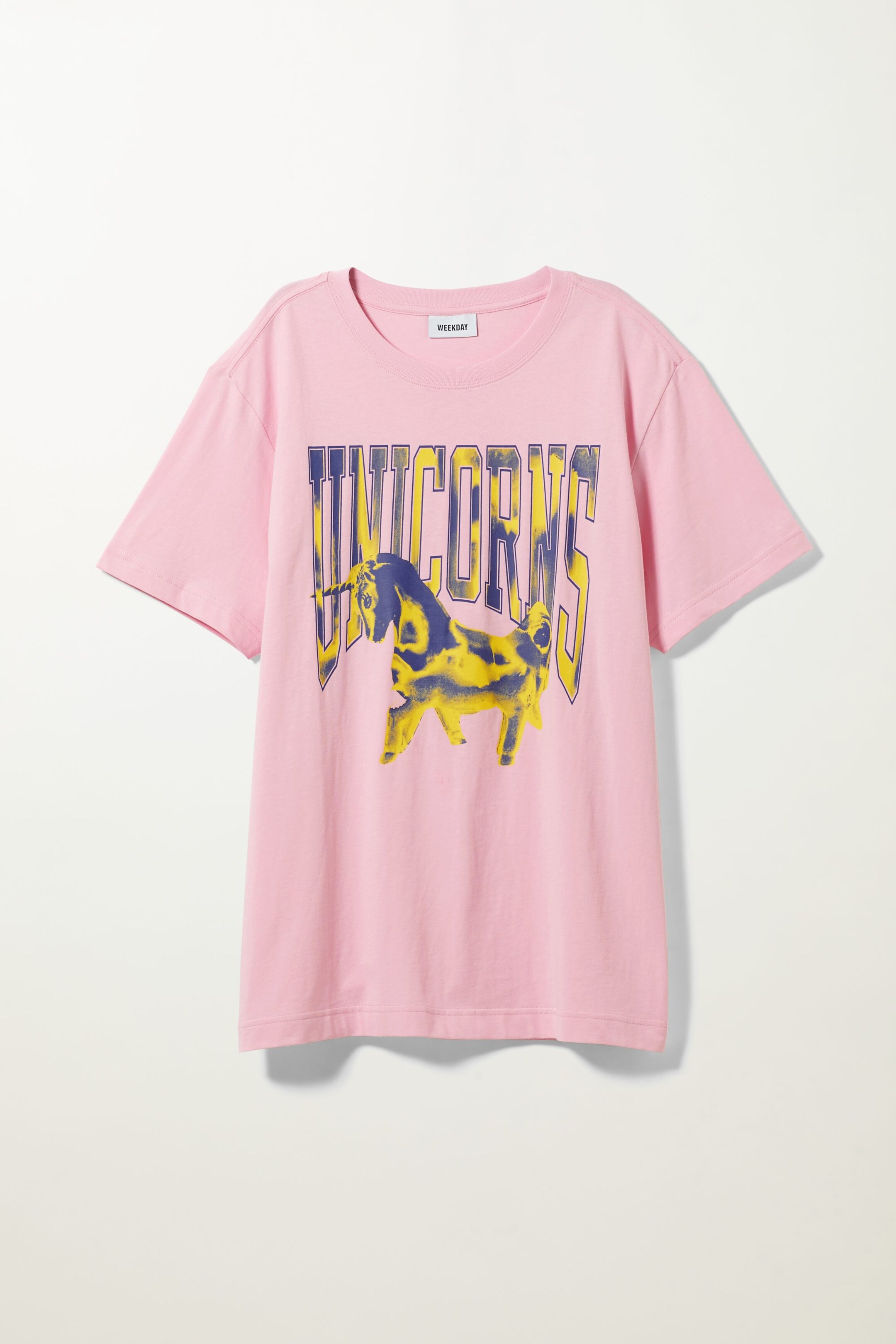 Pink/Unicorns Print - Relaxed Printed T-Shirt - 0