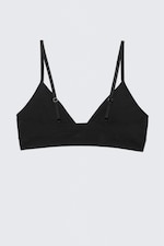 Noir - Soutien-gorge triangle sans coutures - 1