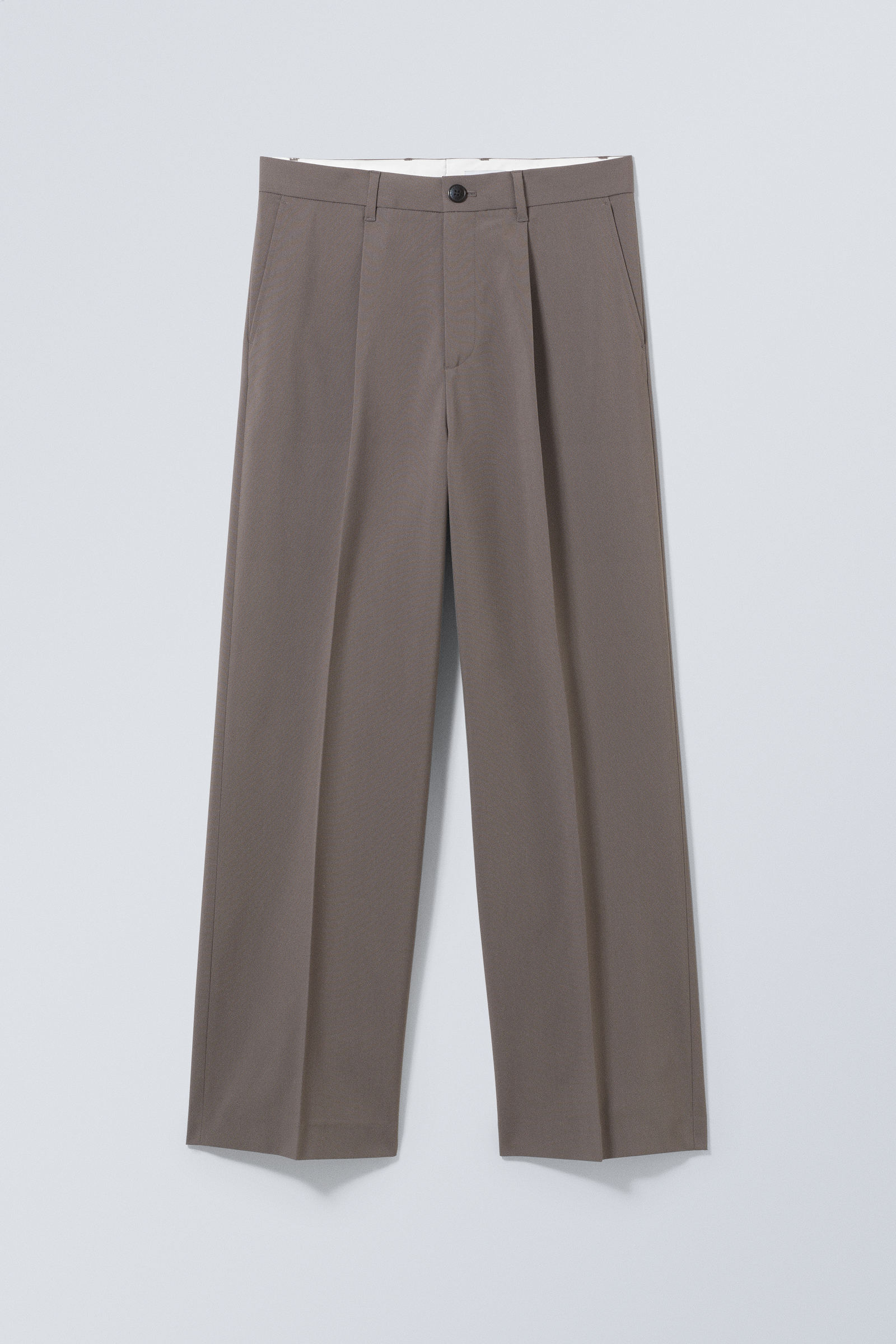uno loose suit trousers - Dark Mole | Weekday WW