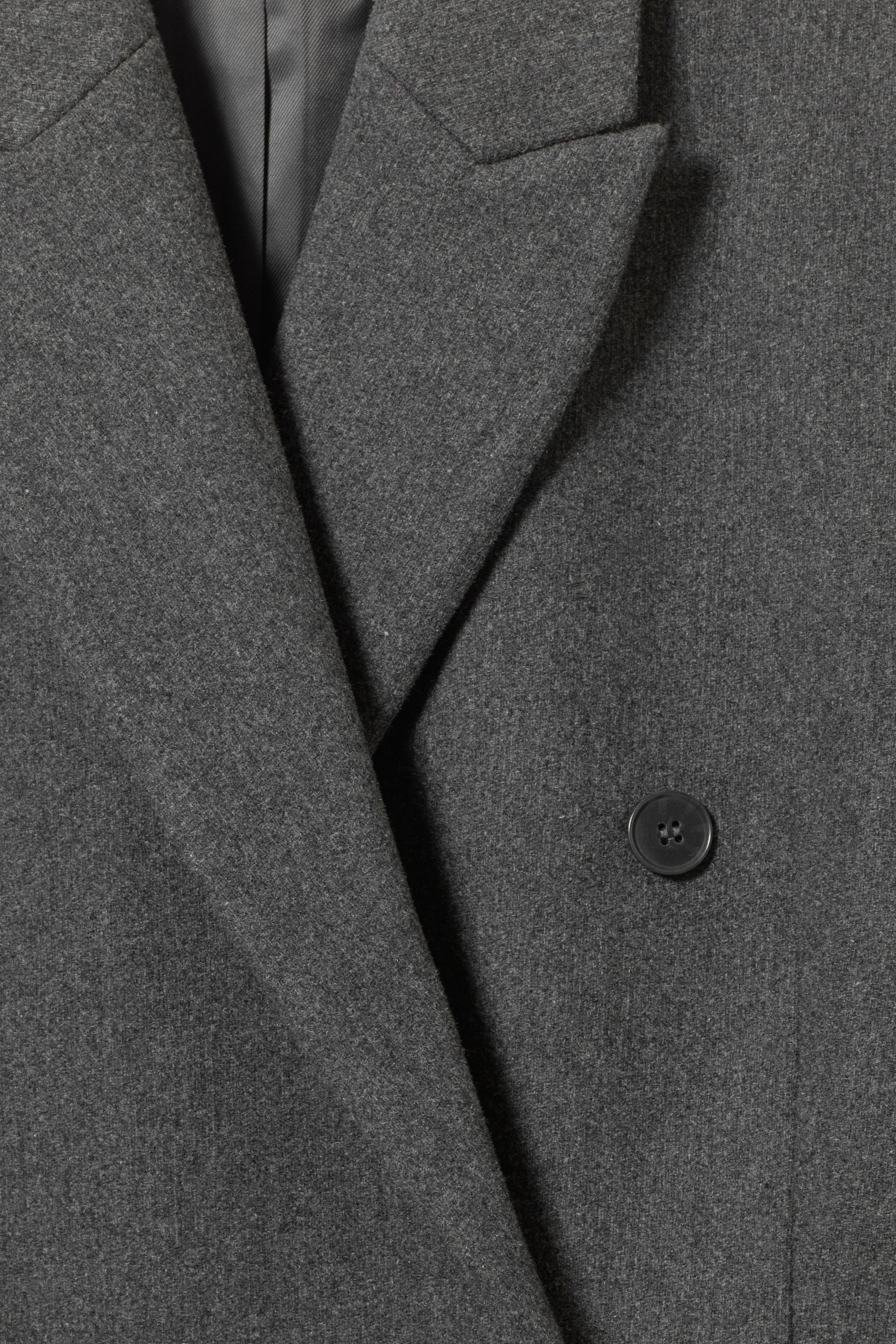 Dunkelgrau - Oversized-Mantel aus Wollmischung Alex - 1