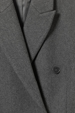 Dunkelgrau - Oversized-Mantel aus Wollmischung Alex - 1