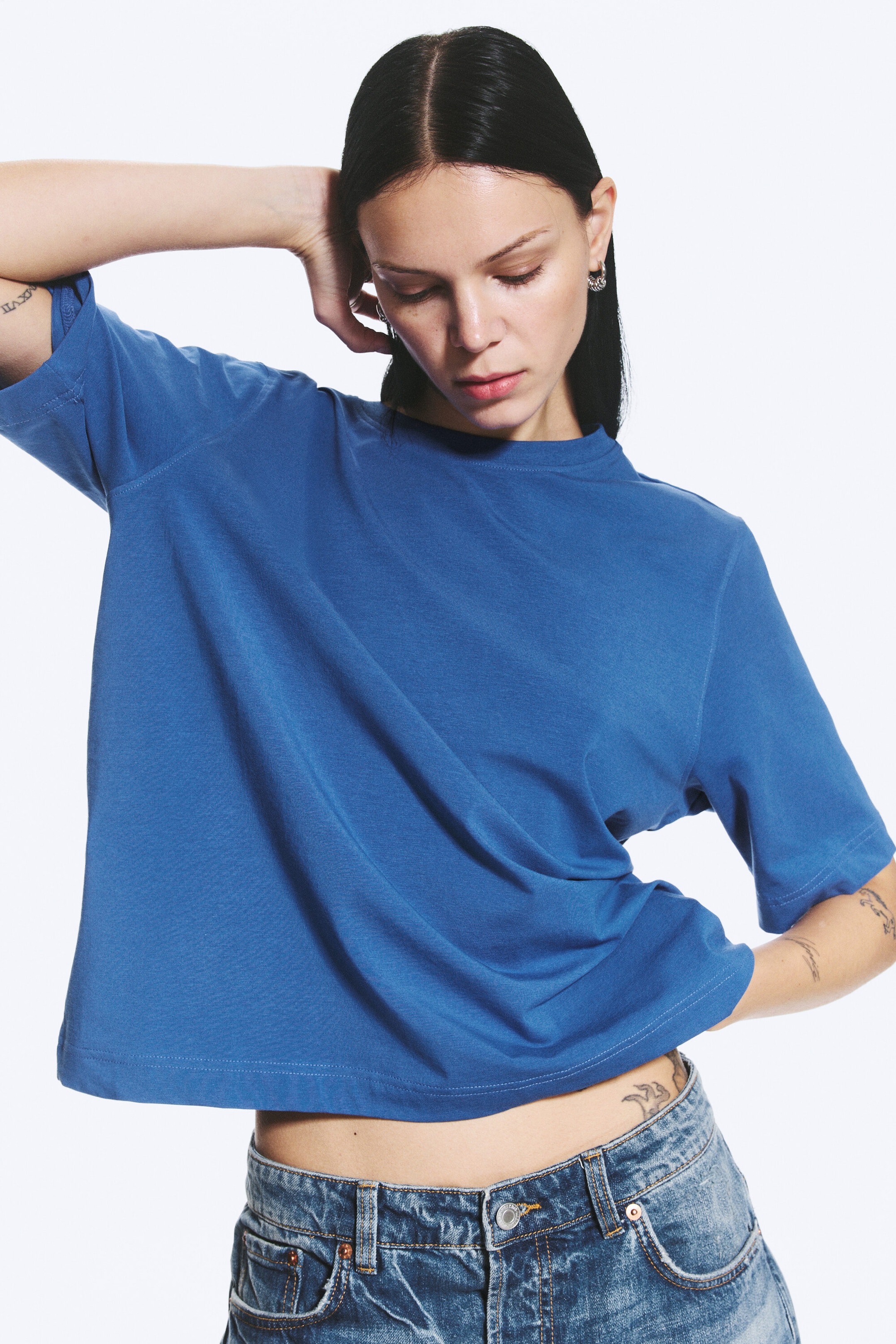Blå - Perfect Boxy T-shirt - 1