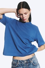 Blå - Perfect Boxy T-shirt - 0