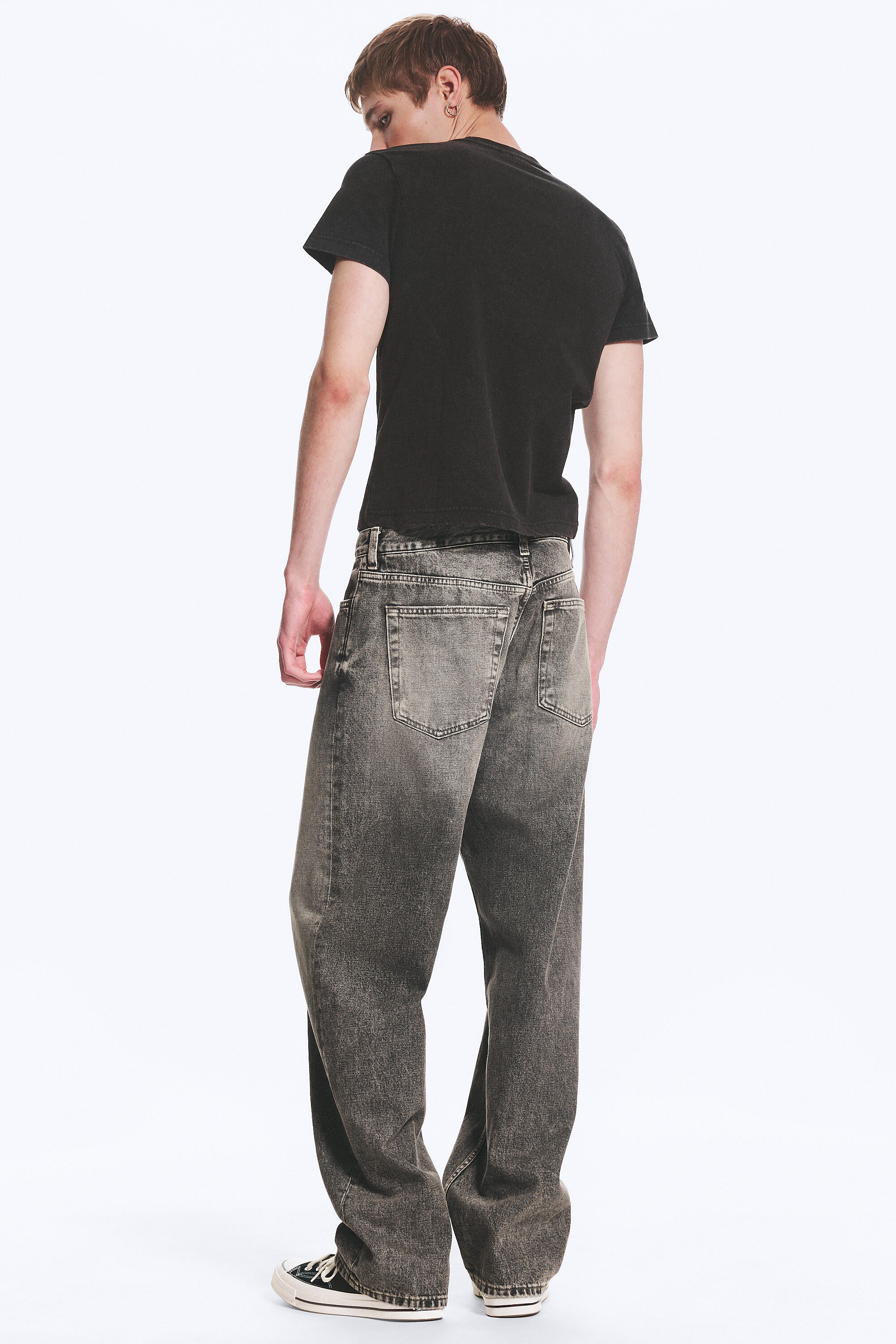 Galaxy jeans 分割② galaxy mid rise loose straight jeans - 2000 Blue - Medium Blue