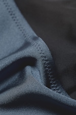 Schwarz & Blau glänzend - 2er-Pack Brazilian-Bikinihose - 1