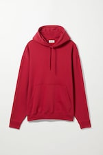Red - Oversized Midweight Hoodie - 0