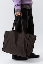 Mörkbrun - Tote-väska - 1
