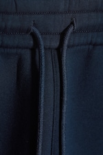 Dunkelblau - Locker geschnittene Scuba-Sweatpants - 5