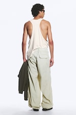 Ljus Dimmig Mullvad - Workwearbyxor i bomull - 3