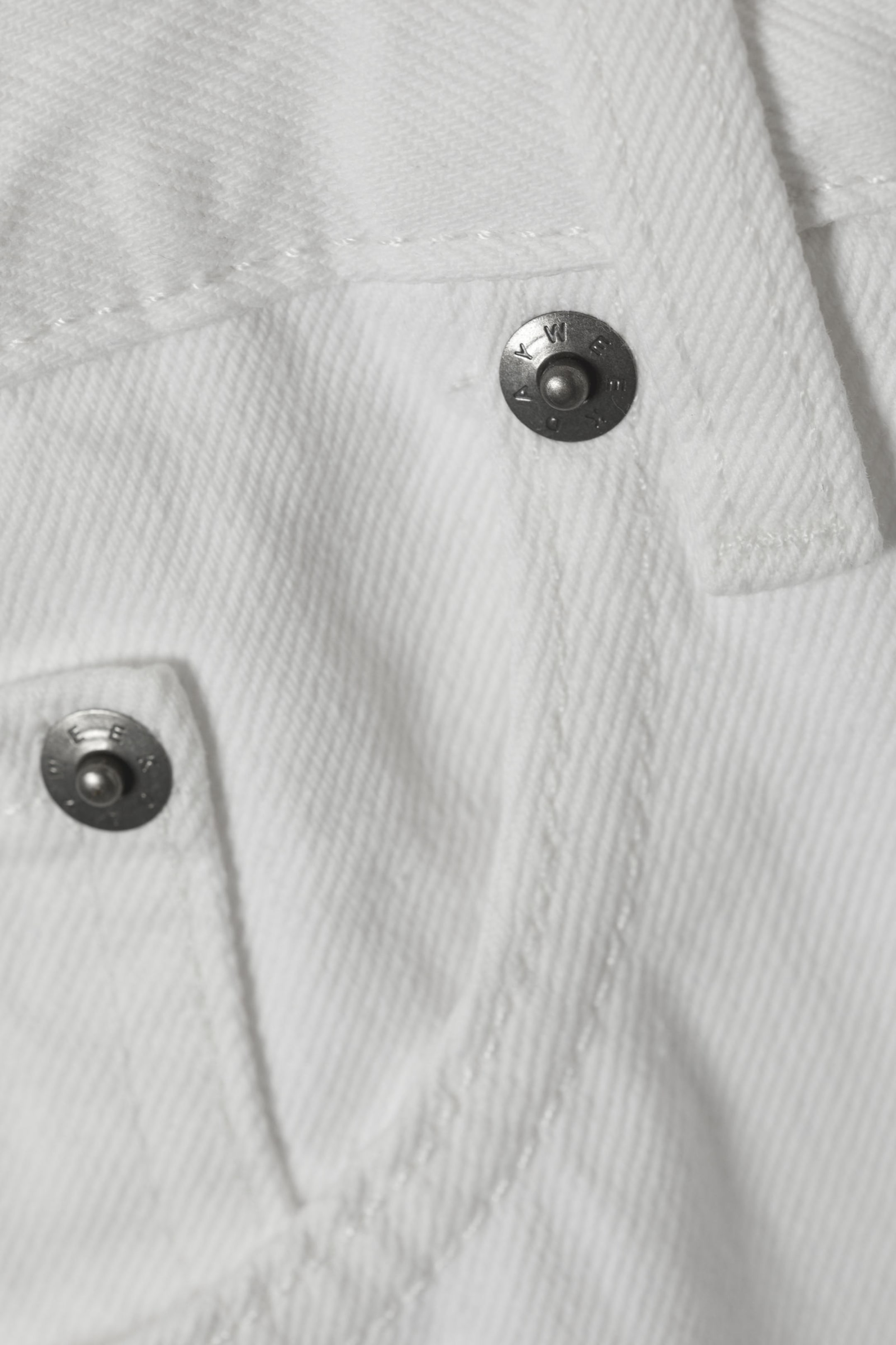 White - Astro Loose Baggy Leg Jeans - 1