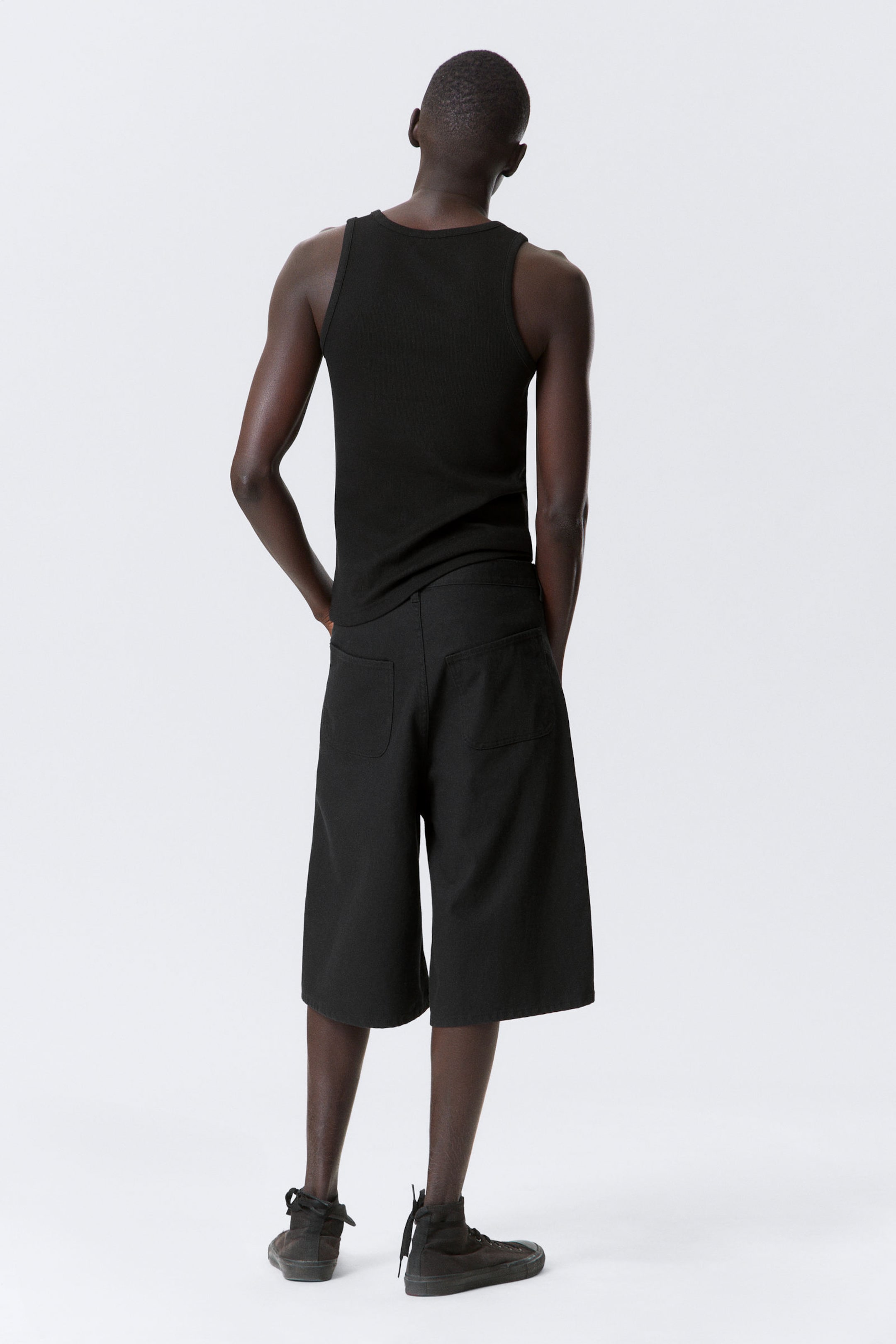 Black - Astro Loose Baggy Linen-Blend Shorts - 7