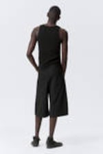 Black - Astro Loose Baggy Linen-Blend Shorts - 7
