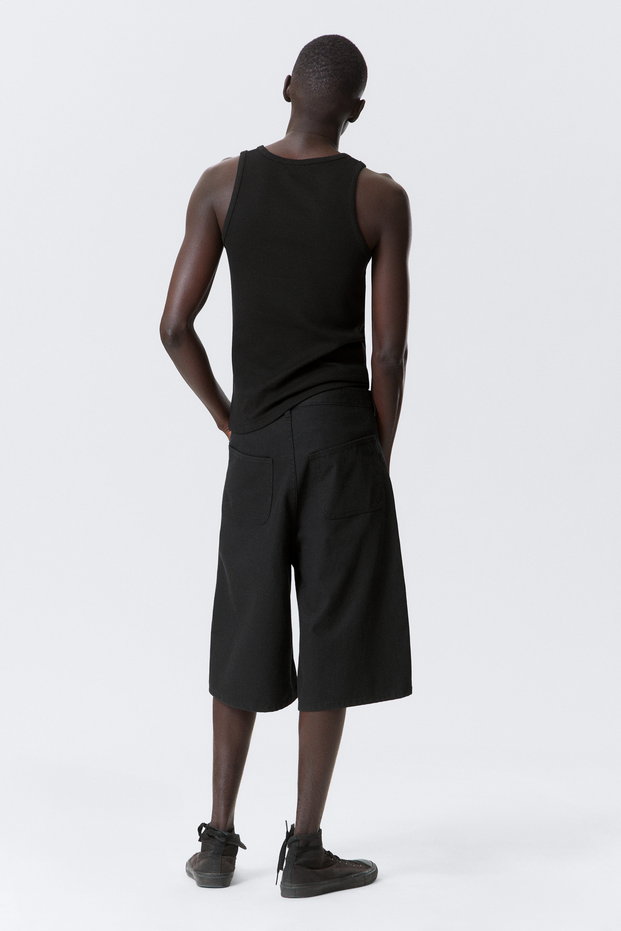 Black - Astro Loose Baggy Linen-Blend Shorts - 8