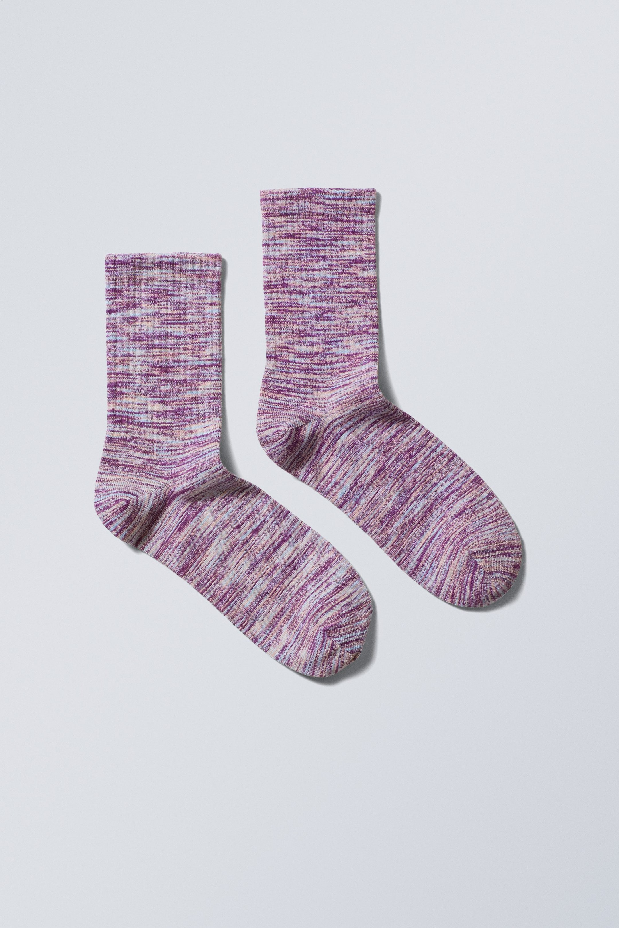 Lila/Weltraum - Space-Dye-Socken Eleven - 0
