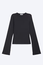 Dunkelblau gestreift - Longsleeve aus Baumwolle - 3