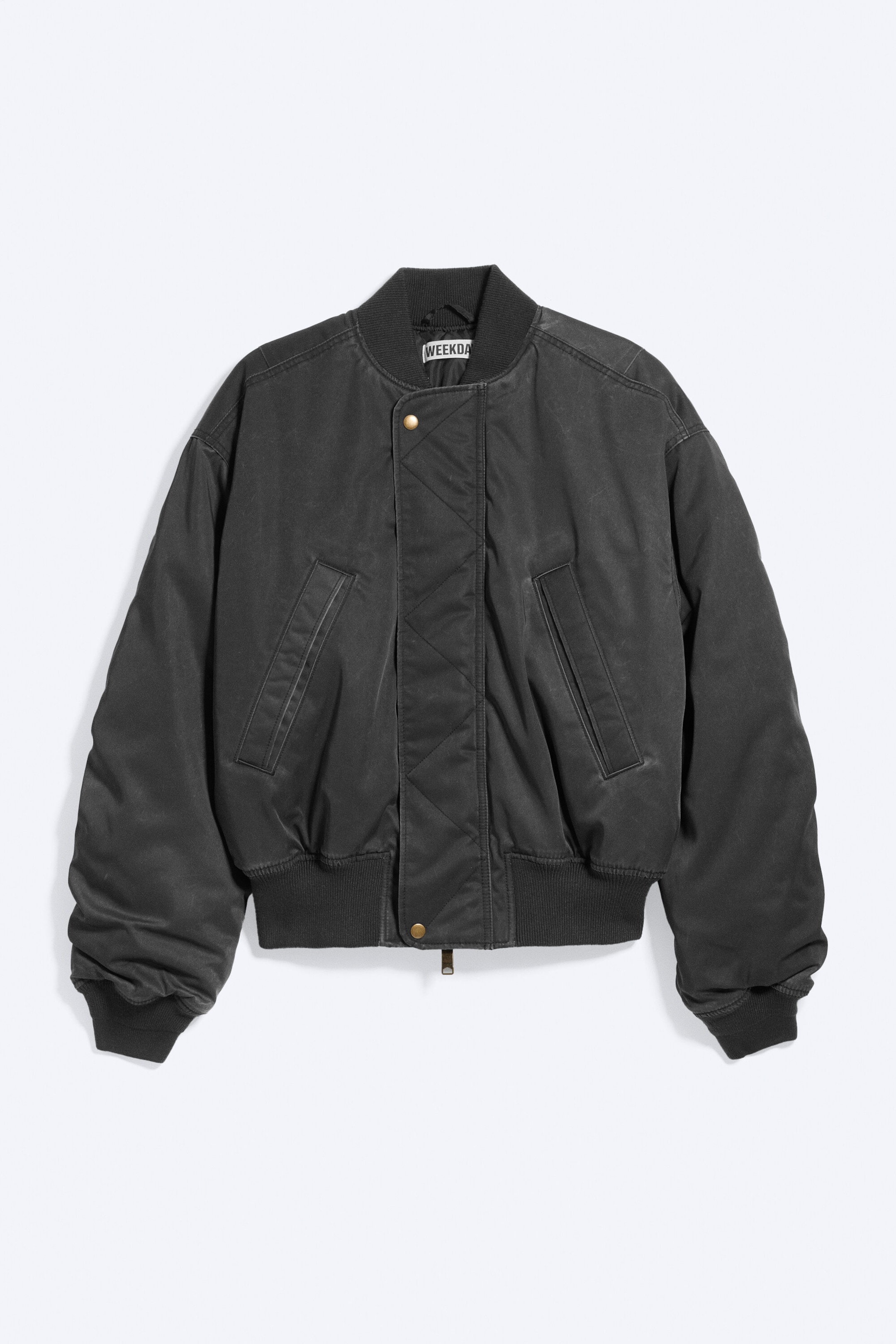 Black - Relaxed bomber jacket - 5