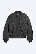 Black - Relaxed bomber jacket - 5