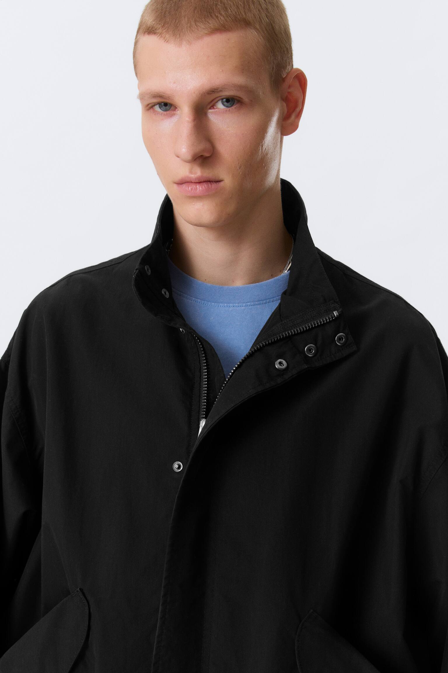 Veste utilitaire sportive décontractée - Noir - 4